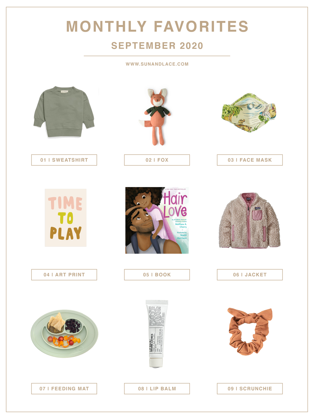 September Monthly Favorites
