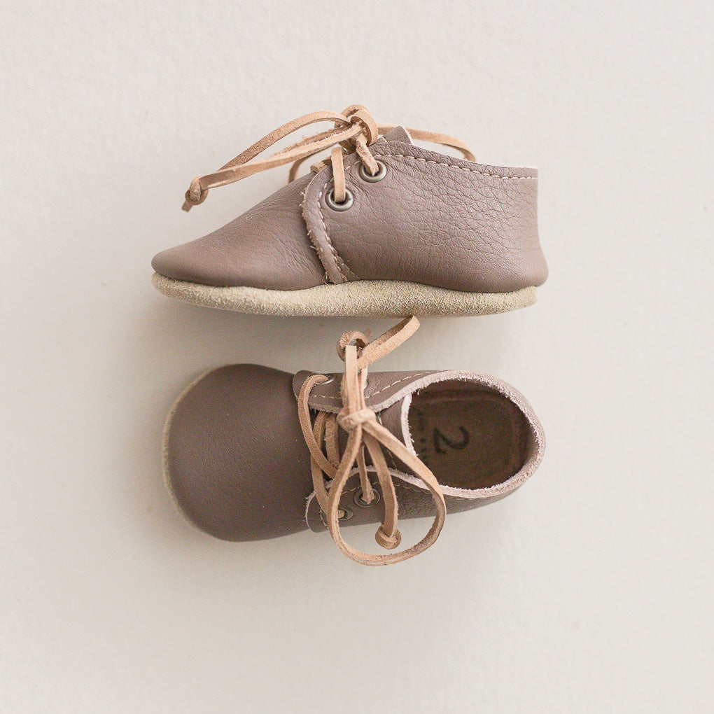 Baby Oxfords in Clay
