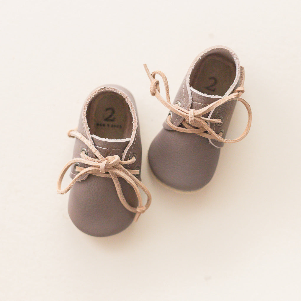 Baby Oxfords in Clay