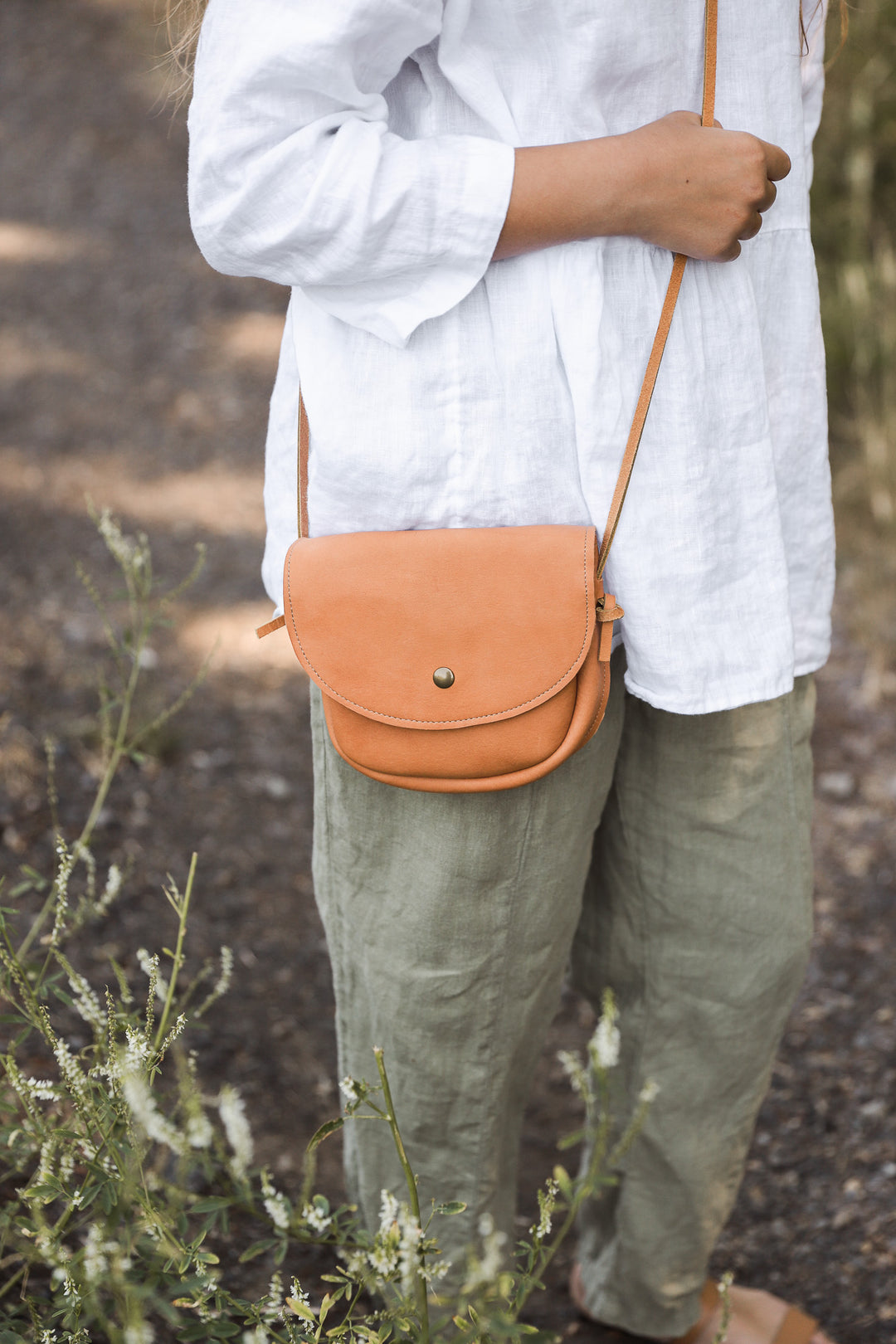 Crossbody Bag in Apricot