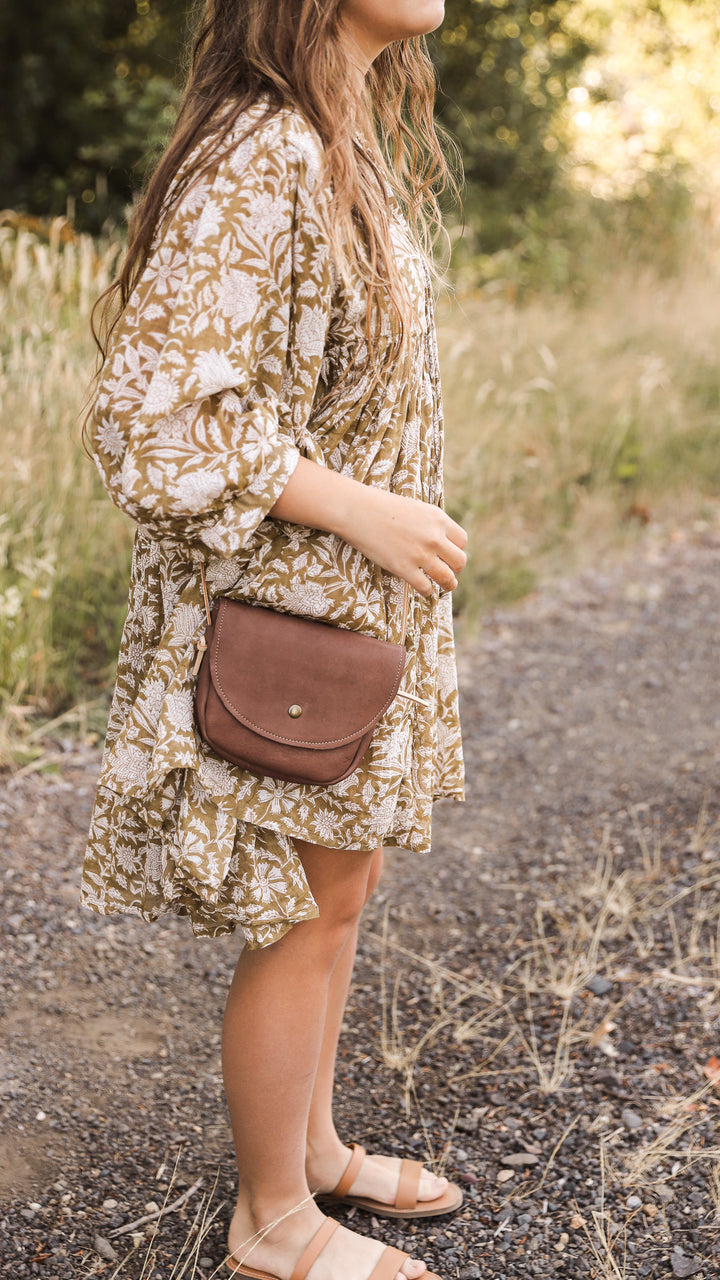 Crossbody Bag in Chocolate