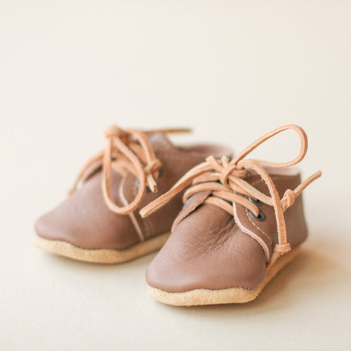 Baby Oxfords in Clay