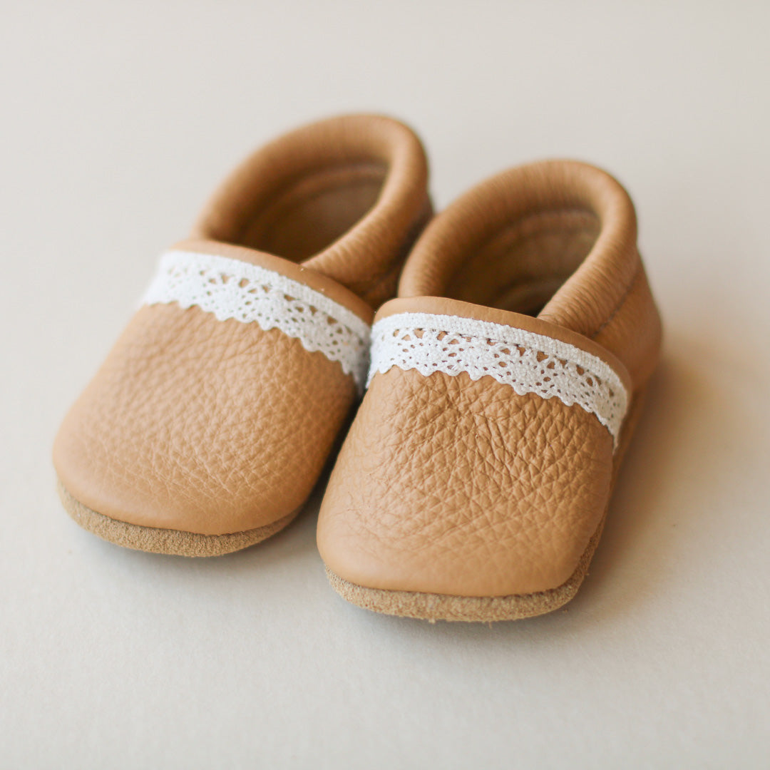 Leather baby girl fashion shoes