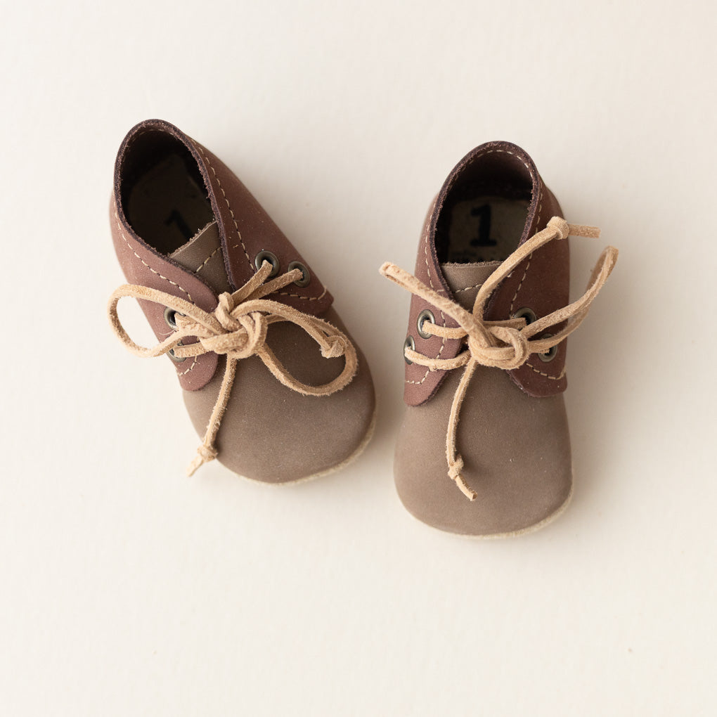Ollie Nubuck | Two-Toned Baby and Toddler Oxford