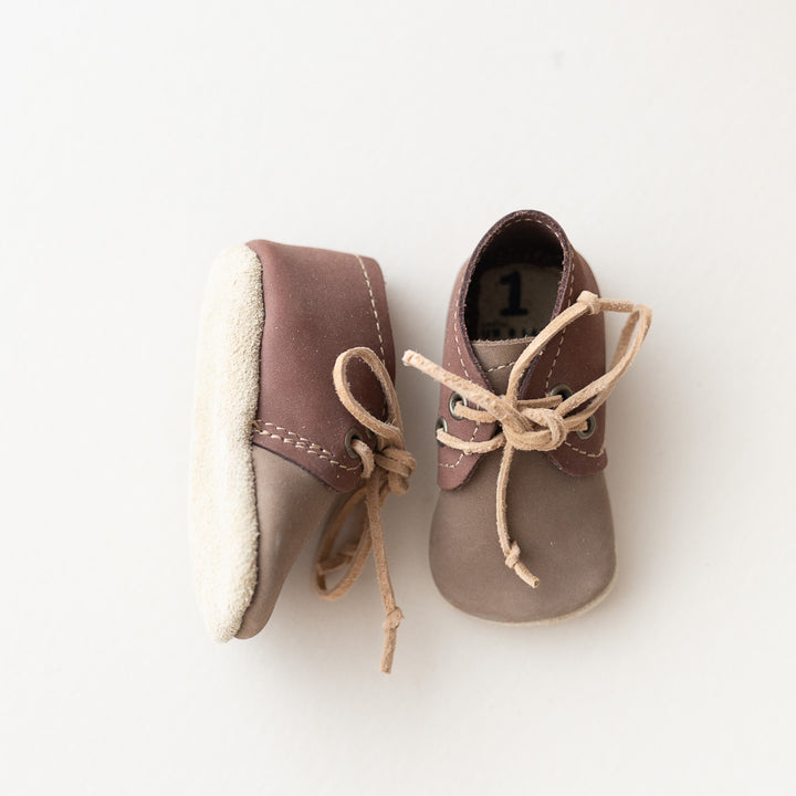 Ollie Nubuck | Two-Toned Baby and Toddler Oxford