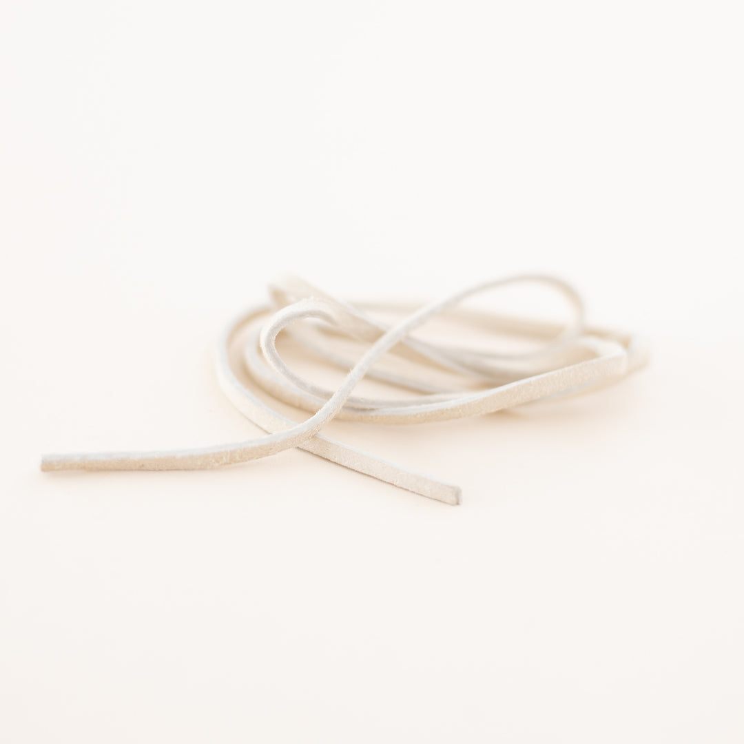 Ivory Suede Laces