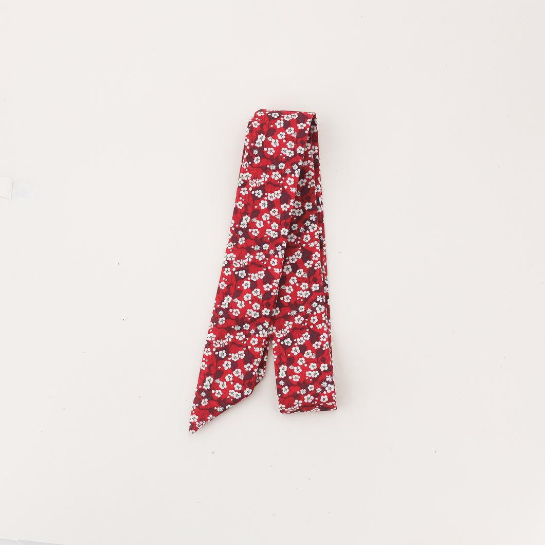 Red Floral Scarf