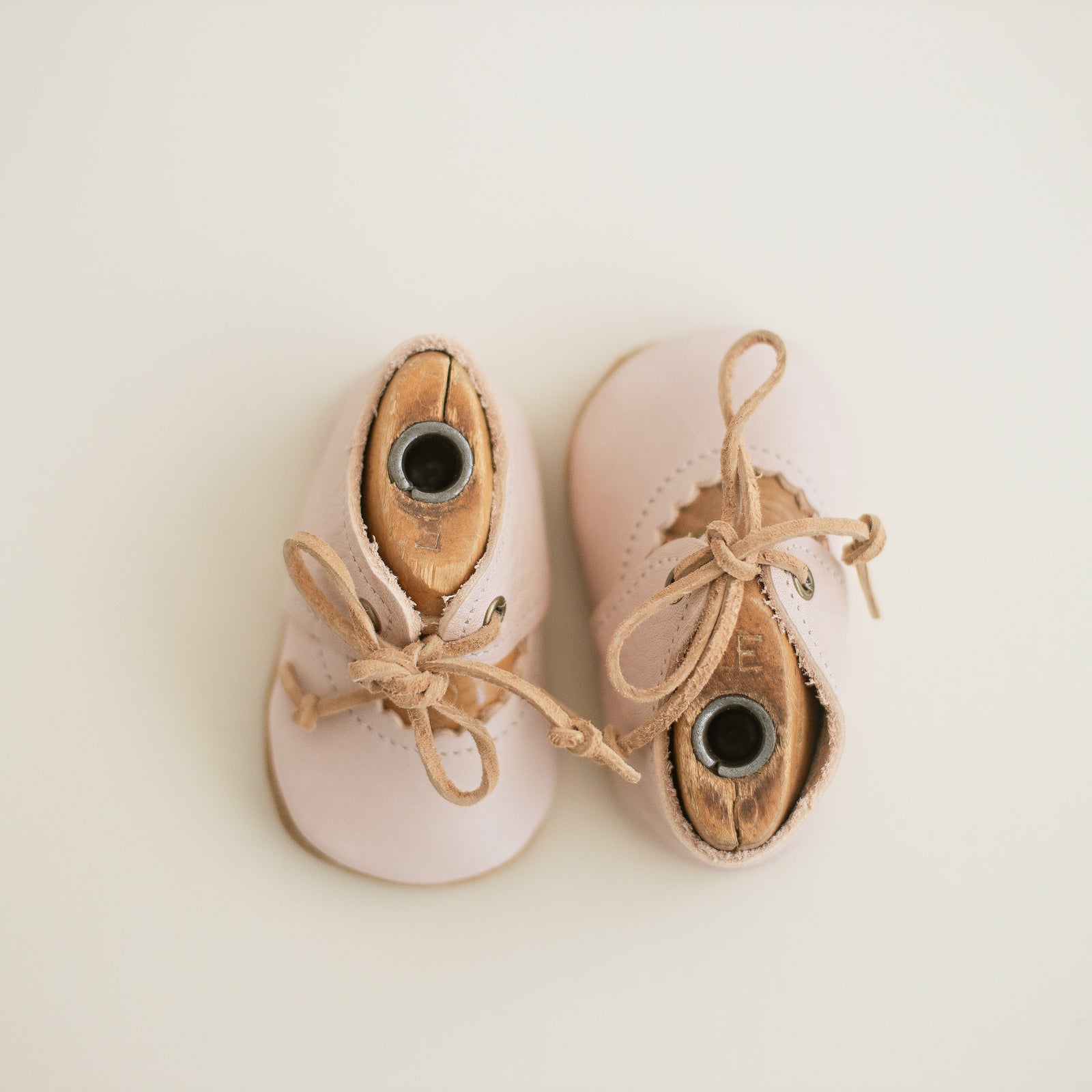 Pink baby shoes