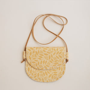Leather Bag in Elderberry Ochre