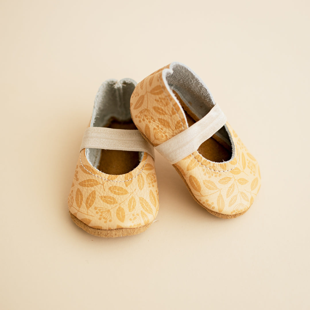 Mary Janes in Elderberry Ochre